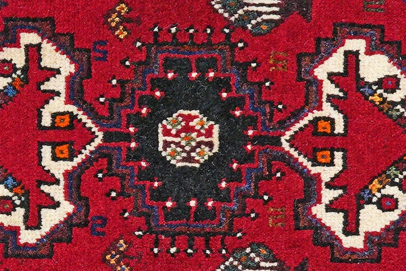Gashgai · Handgeknüpft – Rot, 128x85 cm