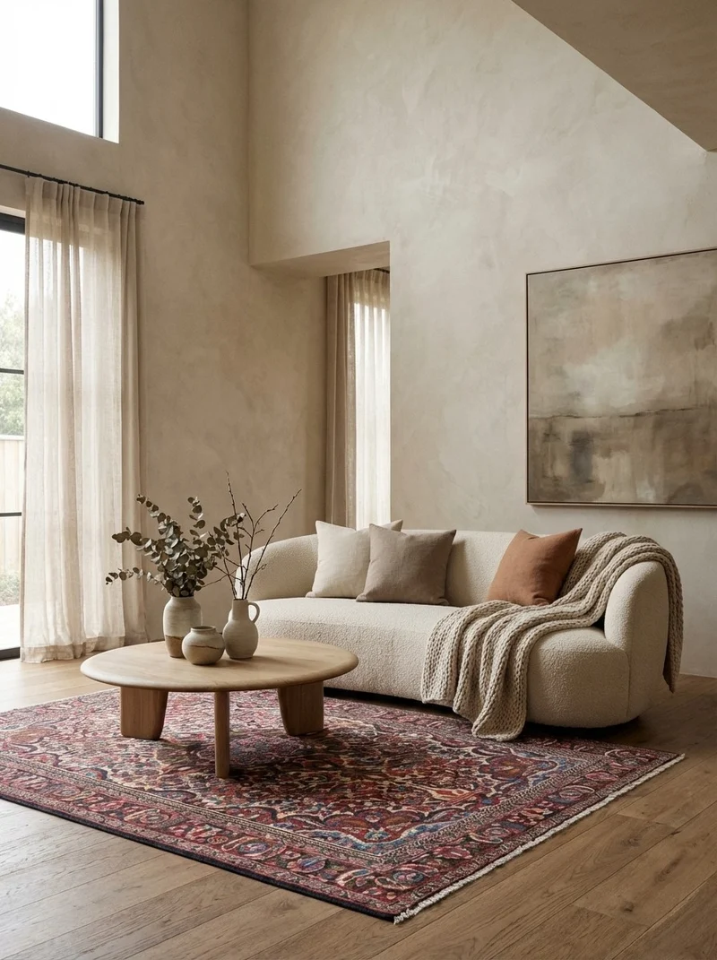 Bourtchalou · Handgeknüpft – Beige, 206x152 cm