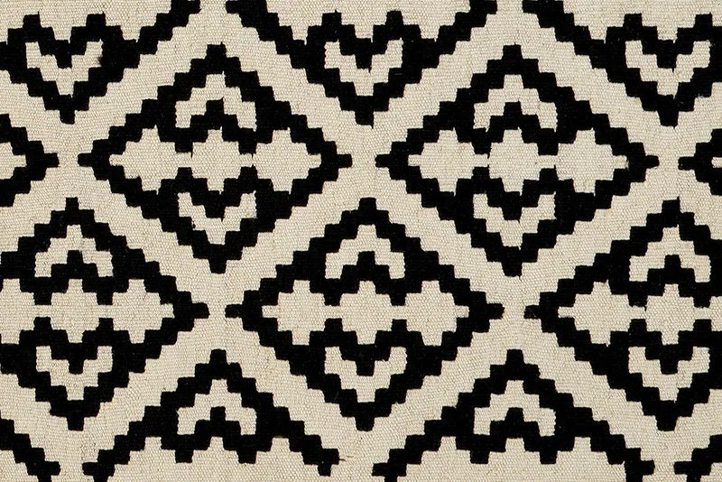 Kelim Gashgai · Handgewebt – Schwarz, 155x106 cm