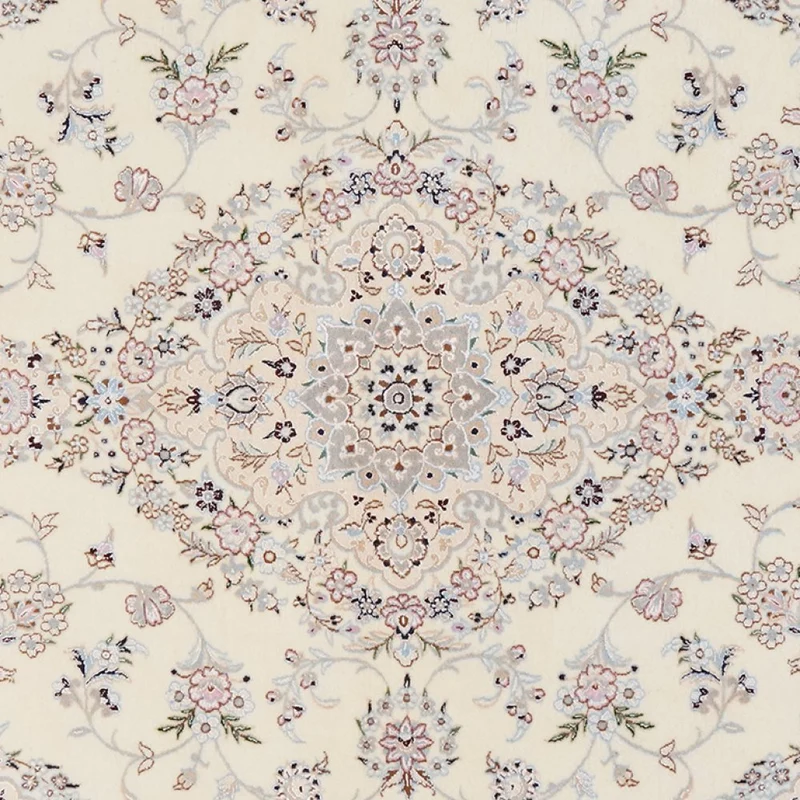Nain 6La · Handgeknüpft – Beige, 202x127 cm