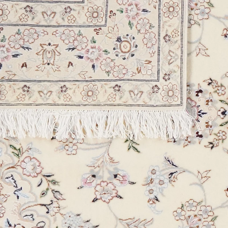 Nain 6La · Handgeknüpft – Beige, 202x127 cm