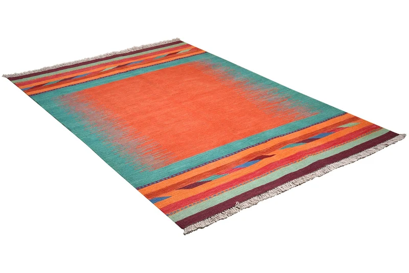 Kelim Gashgai · Handgewebt – Rot, 182x123 cm