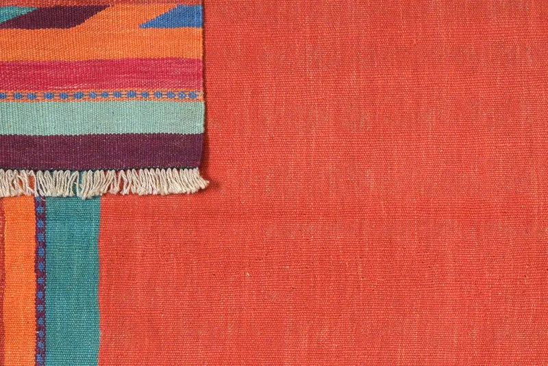 Kelim Gashgai · Handgewebt – Rot, 182x123 cm