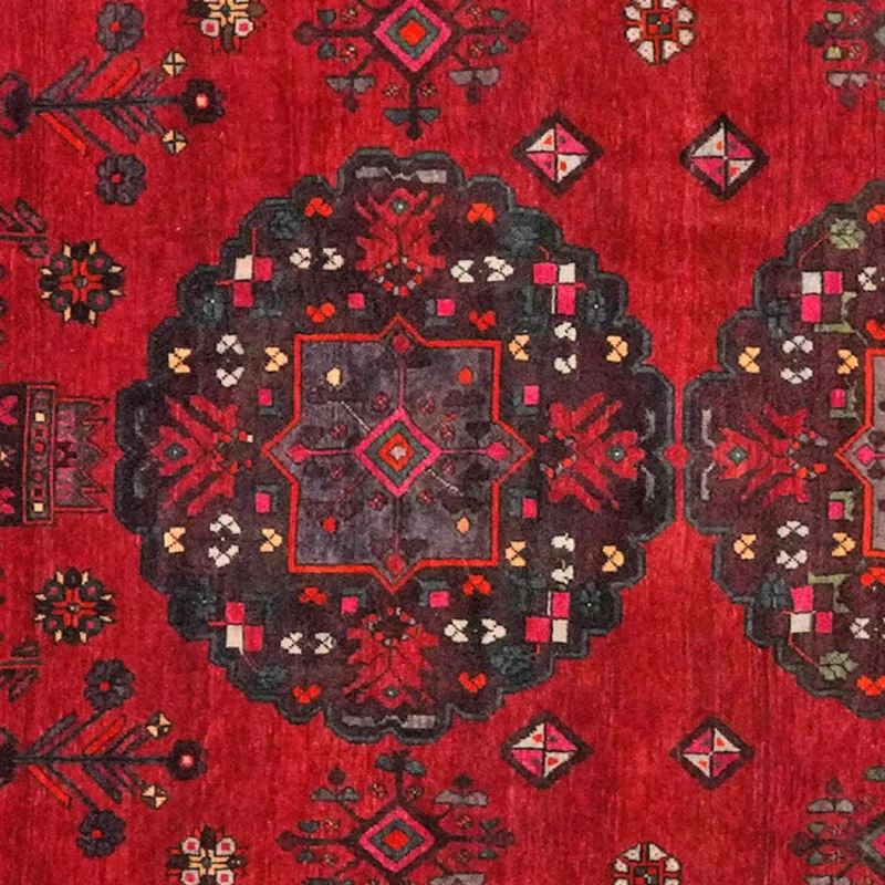 Kordibaf · Handgeknüpft – Rot, 341x214 cm