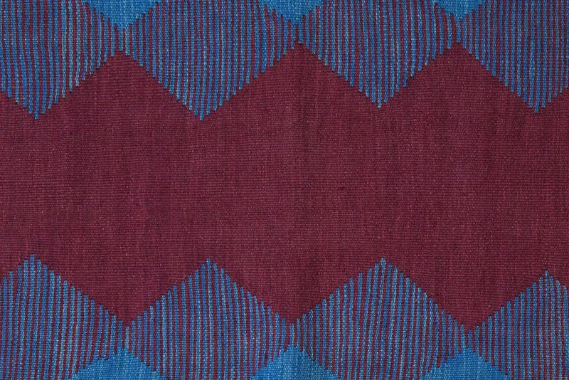 Kelim Gashgai · Handgewebt – Violett, 210x66 cm