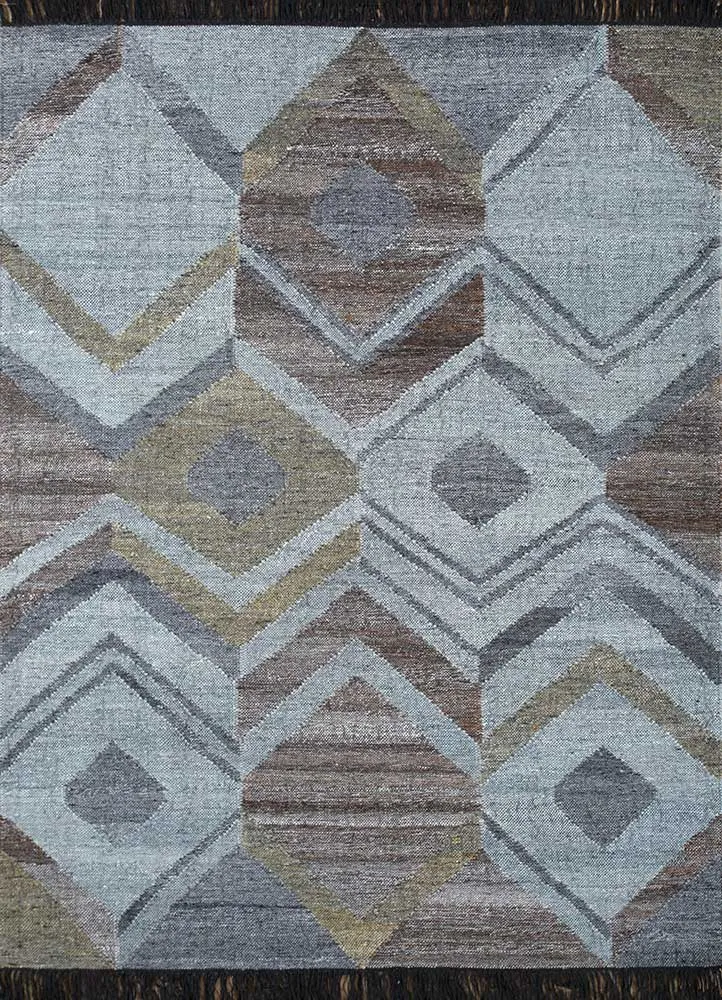 Wollteppich - 150 x 225 cm - mehrfarbig