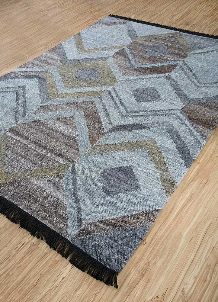 Wollteppich - 150 x 225 cm - mehrfarbig