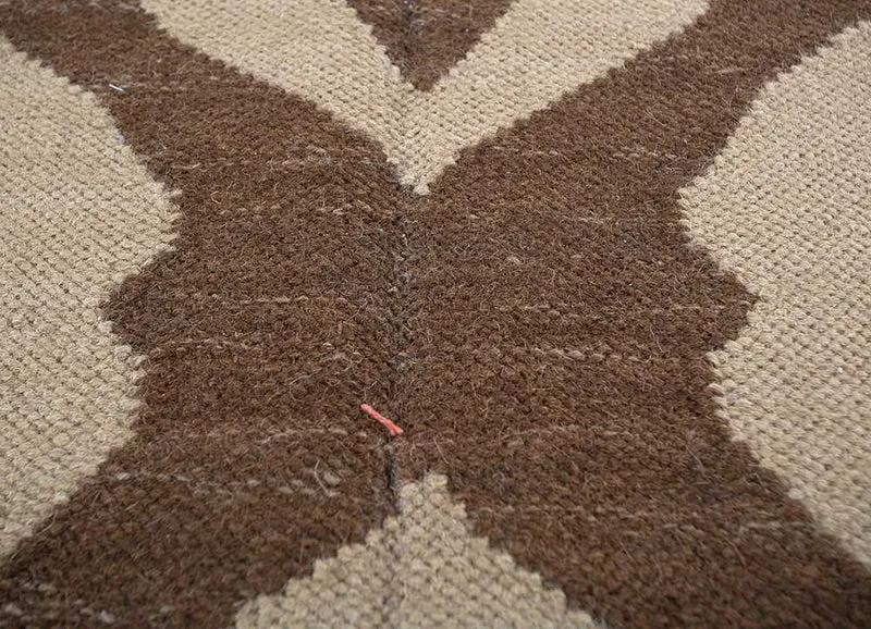 Wollteppich - 150 x 240 cm - braun