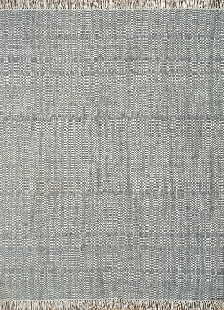 Wollteppich - 165 x 210 cm - grau