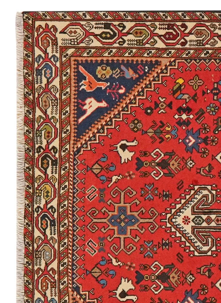 Nasrabad · Handgeknüpft – Rot, 145x99 cm