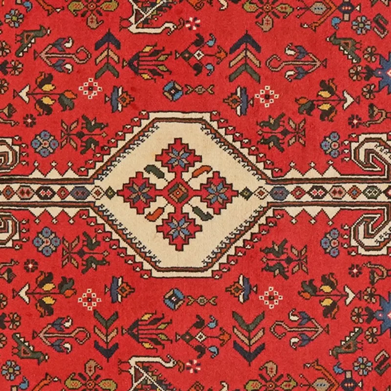 Nasrabad · Handgeknüpft – Rot, 145x99 cm