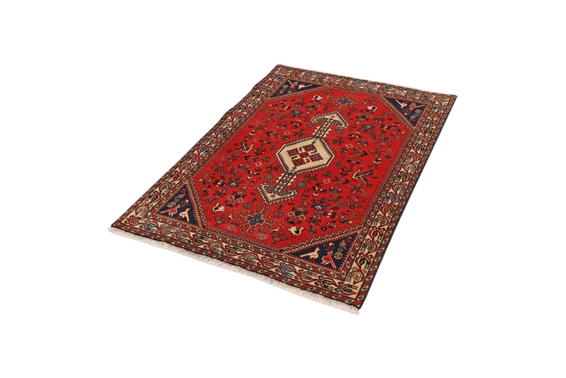 Nasrabad · Handgeknüpft – Rot, 145x99 cm