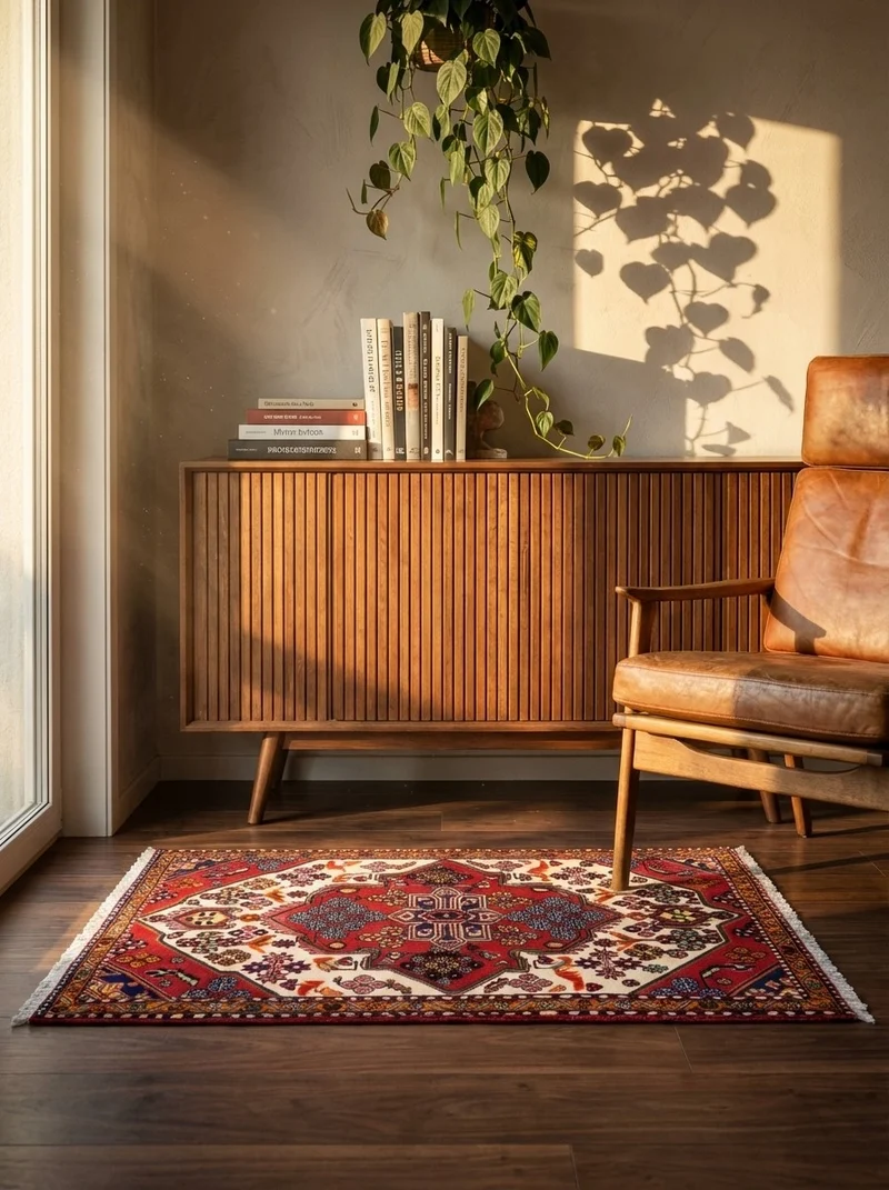 Saveh · Handgeknüpft – Beige, 144x103 cm