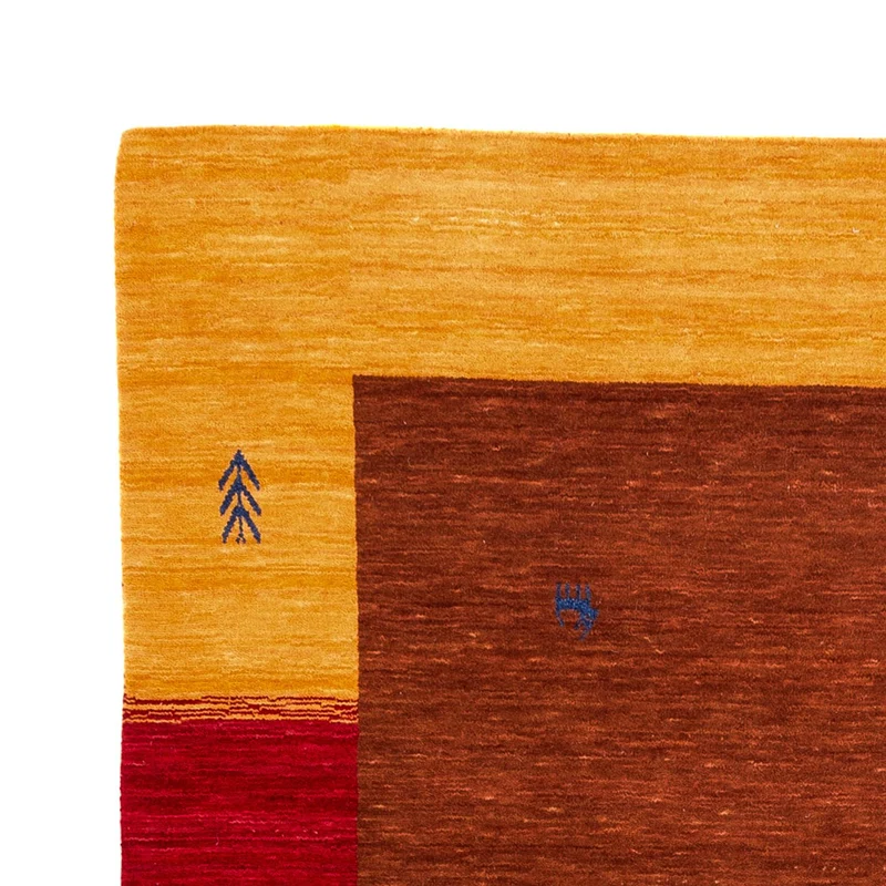 Gabbeh Teppich - Loribaft Softy - 170 x 240 cm - braun