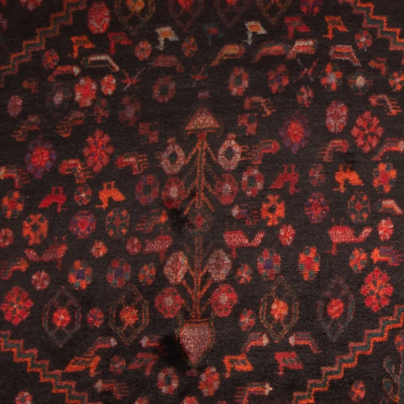 Orientteppich 146 x 380 cm - dunkelblau