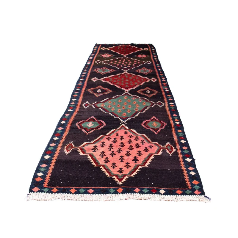 Kelim Teppich - Old 100 x 370 cm - mehrfarbig