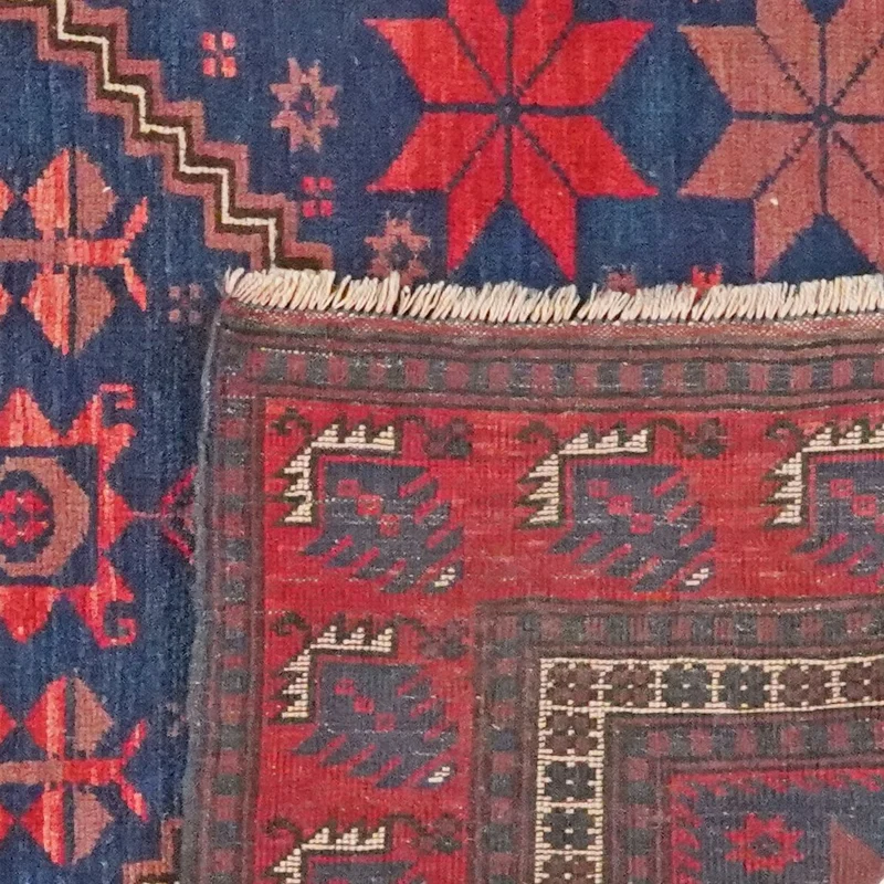 Yagdjibedir · Handgeknüpft – Blau, 186x110 cm