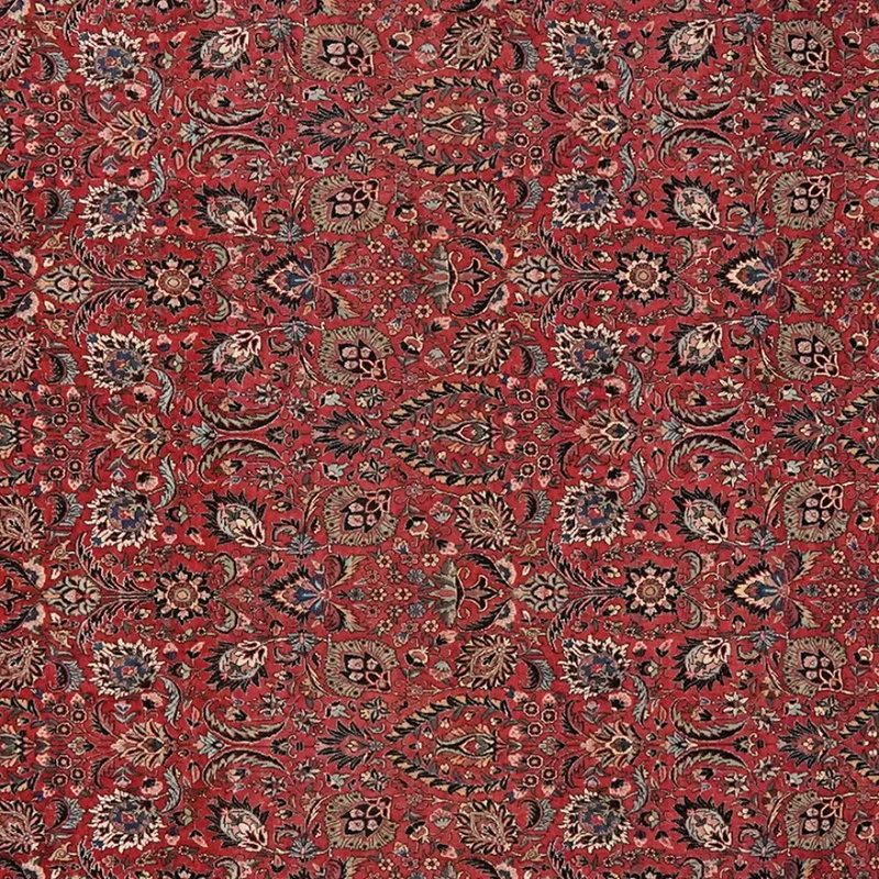 Bidjar · Handgeknüpft – Rot, 298x254 cm