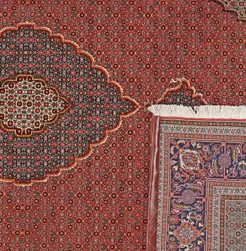 Tabriz 50 Raj · Handgeknüpft – Rot, 285x202 cm
