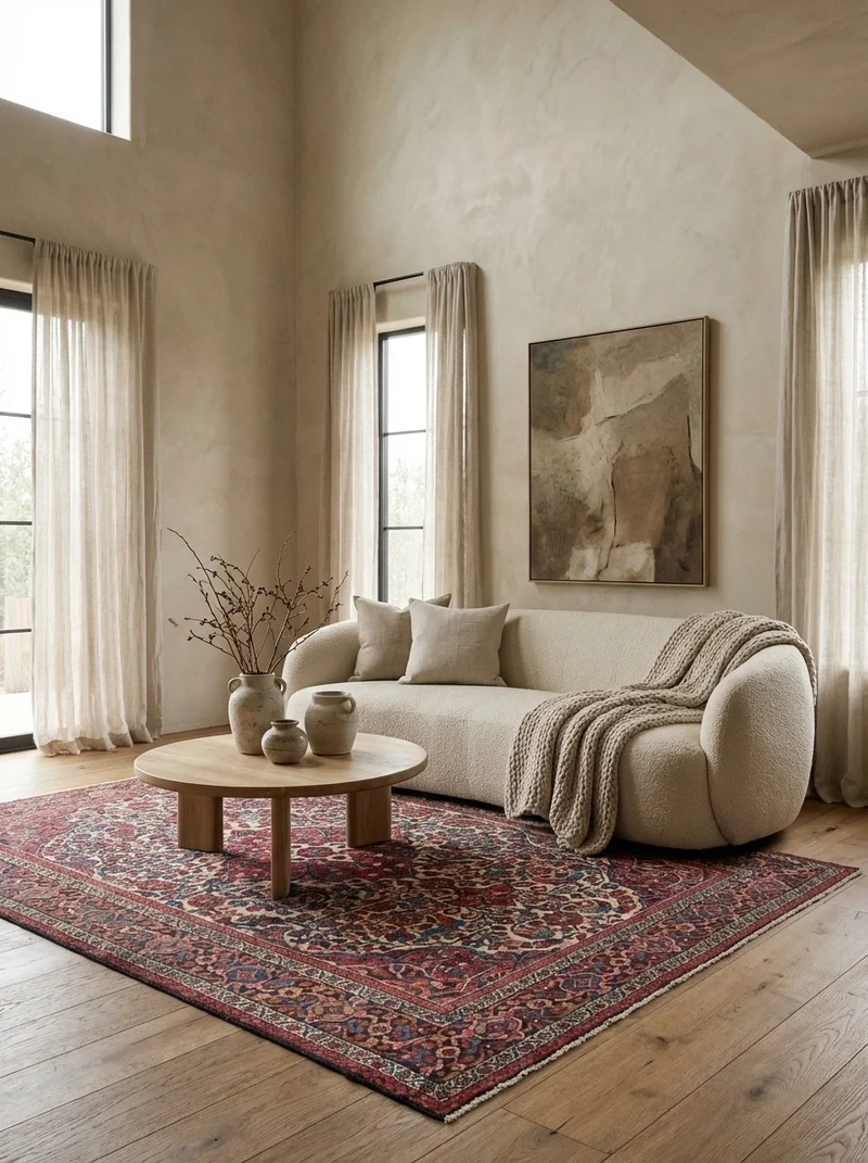 Bourtchalou · Handgeknüpft – Beige, 210x154 cm