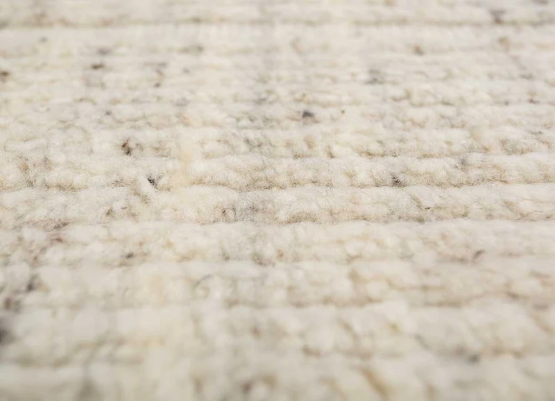 Wollteppich - 150 x 240 cm - creme