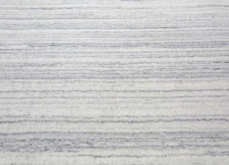 Wollteppich - 360 x 450 cm - hellgrau