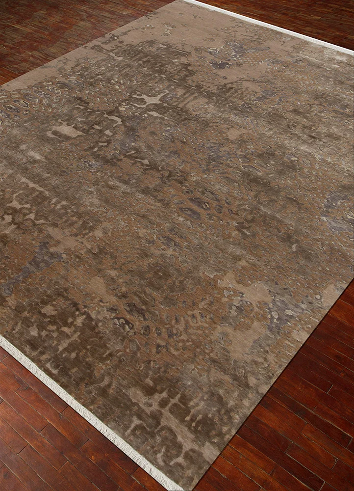 Designer Teppich - 75 x 150 cm - beige