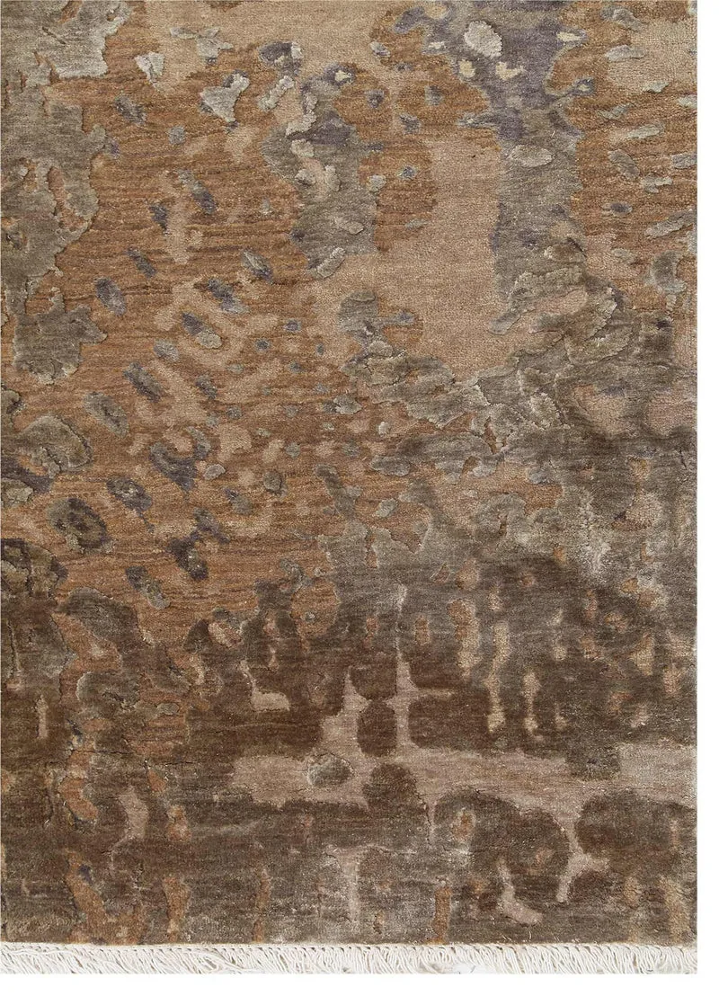 Designer Teppich - 75 x 150 cm - beige