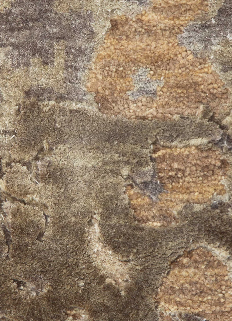 Designer Teppich - 75 x 150 cm - beige