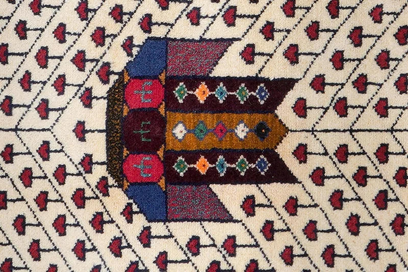 Shahsavan · Handgeknüpft – Beige, 154x102 cm
