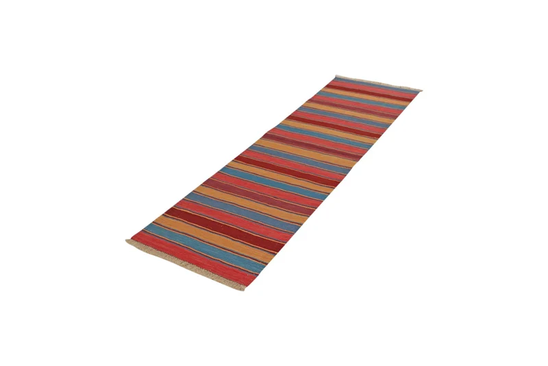 Kelim Gashgai · Handgewebt – Bunt, 196x57 cm