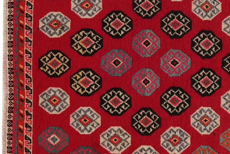 Gashgai · Handgeknüpft – Rot, 60x57 cm