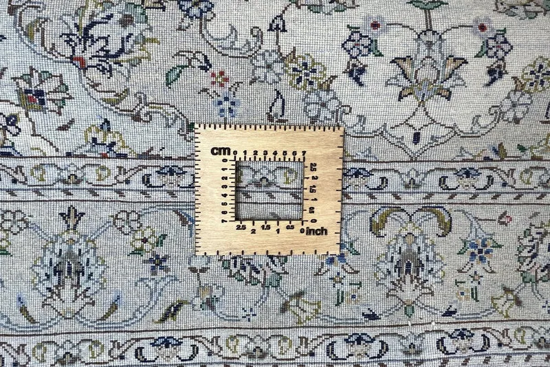 Kashan · Handgeknüpft – Beige, 210x141 cm