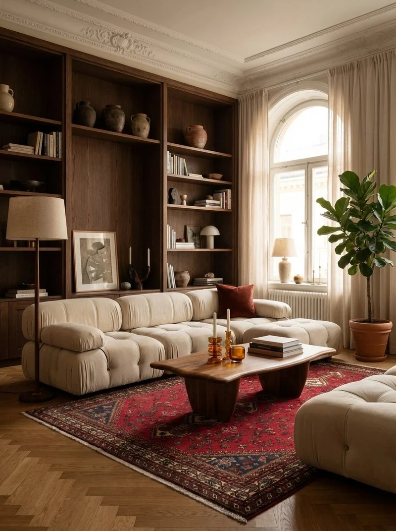 Nasrabad · Handgeknüpft – Rot, 247x169 cm
