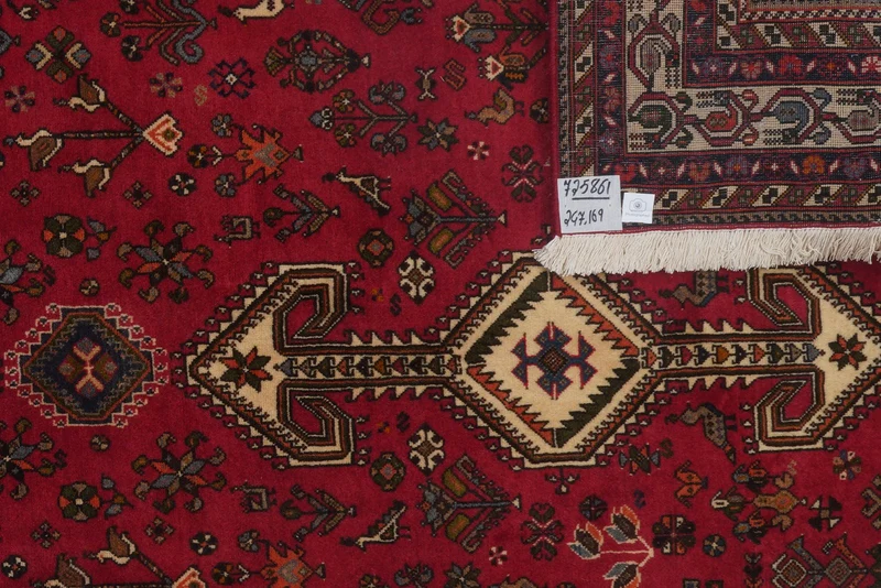 Nasrabad · Handgeknüpft – Rot, 247x169 cm