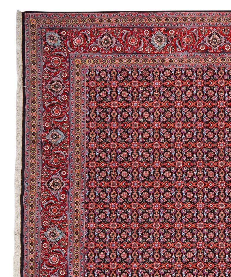 Tabriz 50 Raj · Handgeknüpft – Blau, 305x202 cm