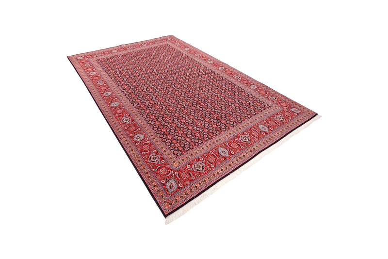 Tabriz 50 Raj · Handgeknüpft – Blau, 305x202 cm