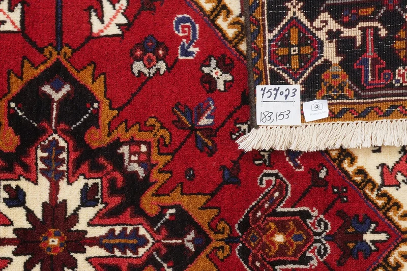 Mehrewan · Handgeknüpft – Rot, 183x153 cm
