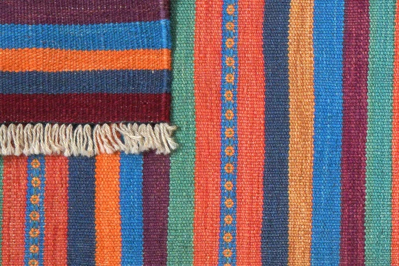 Kelim Gashgai · Handgewebt – Bunt, 194x57 cm