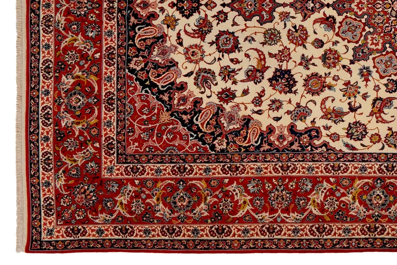 Isfahan · Handgeknüpft – Beige, 228x148 cm