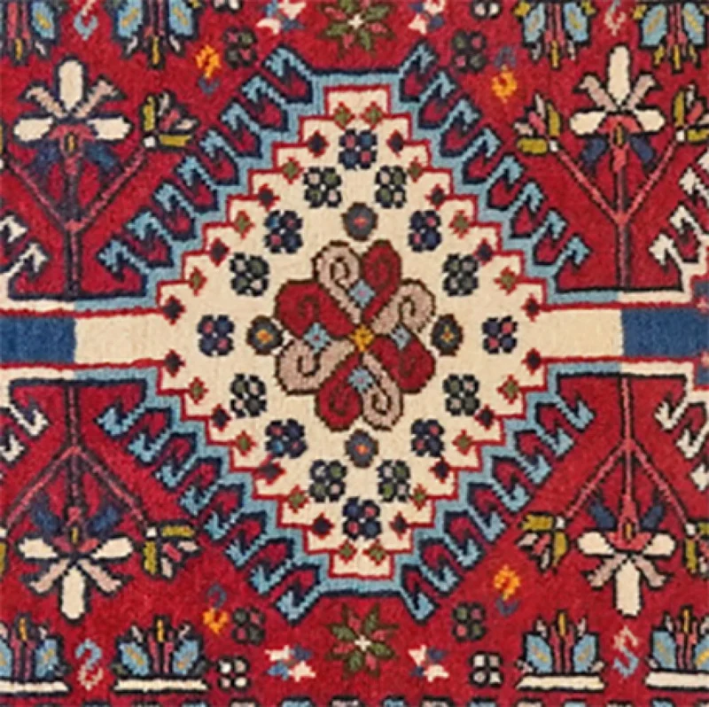 Yalameh · Handgeknüpft – Rot, 109x61 cm