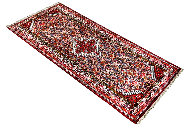 Assadabad · Handgeknüpft – Rot, 203x80 cm