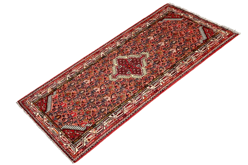 Assadabad · Handgeknüpft – Rot, 203x80 cm