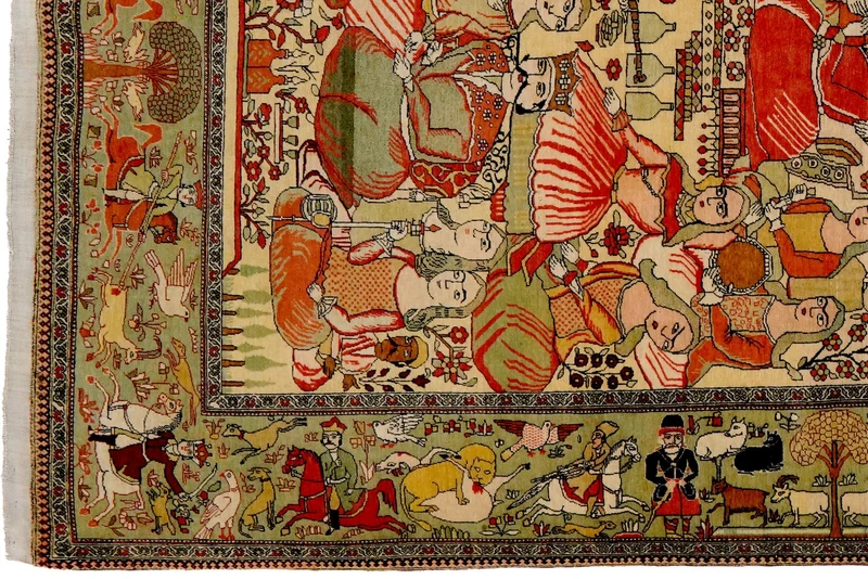 Teheran · Handgeknüpft – Beige, 205x124 cm