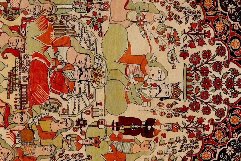Teheran · Handgeknüpft – Beige, 205x124 cm