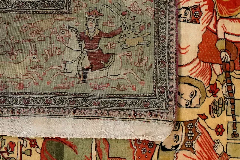 Teheran · Handgeknüpft – Beige, 205x124 cm
