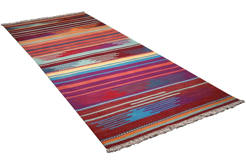 Kelim Gashgai · Handgewebt – Bunt, 258x106 cm