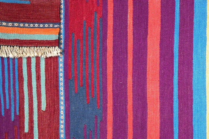 Kelim Gashgai · Handgewebt – Bunt, 258x106 cm
