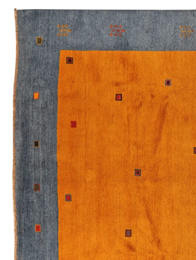 Gabbeh · Handgeknüpft – Gelb, 408x303 cm