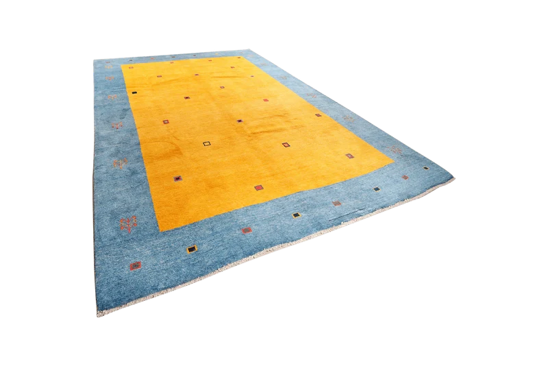 Gabbeh · Handgeknüpft – Gelb, 408x303 cm